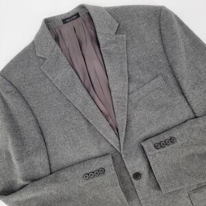 Lauren Ralph Lauren Mens Grey Silk/Wool/Cashmere Sports Blazer Jacket 42L